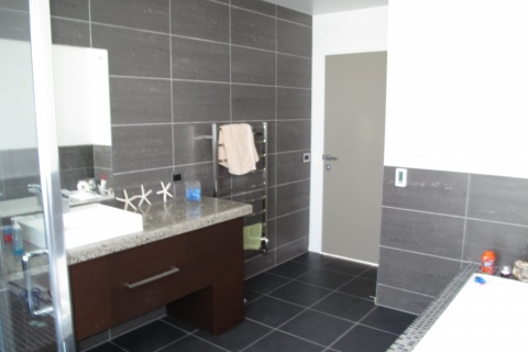 Tiled bathroom