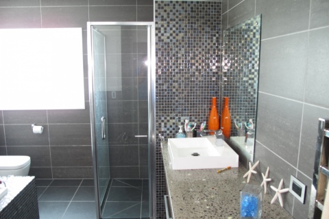 Tiled bathroom