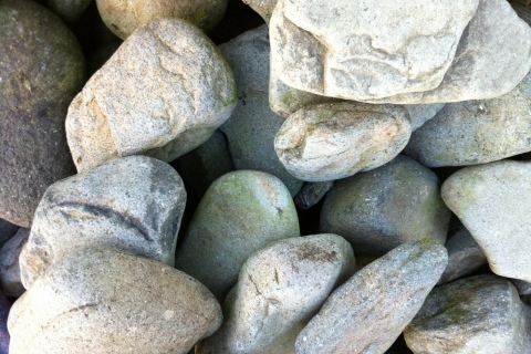 Black Grey Riverstones