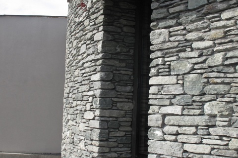 Schist wall