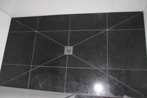 Tile shower