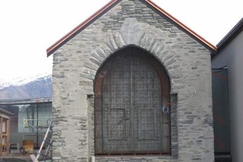 Schist Entrance (partly Bagged) 