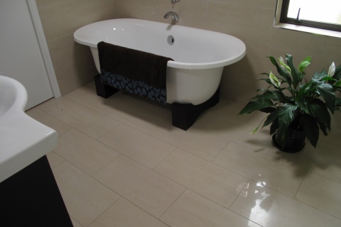 Tiled bathroom